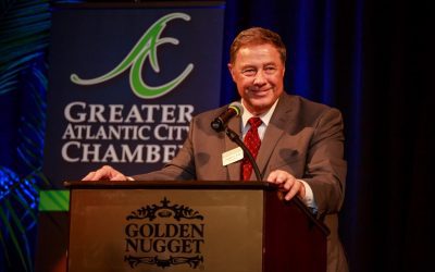Joe Kelly received a retirement party from the Greater Atlantic City Chamber