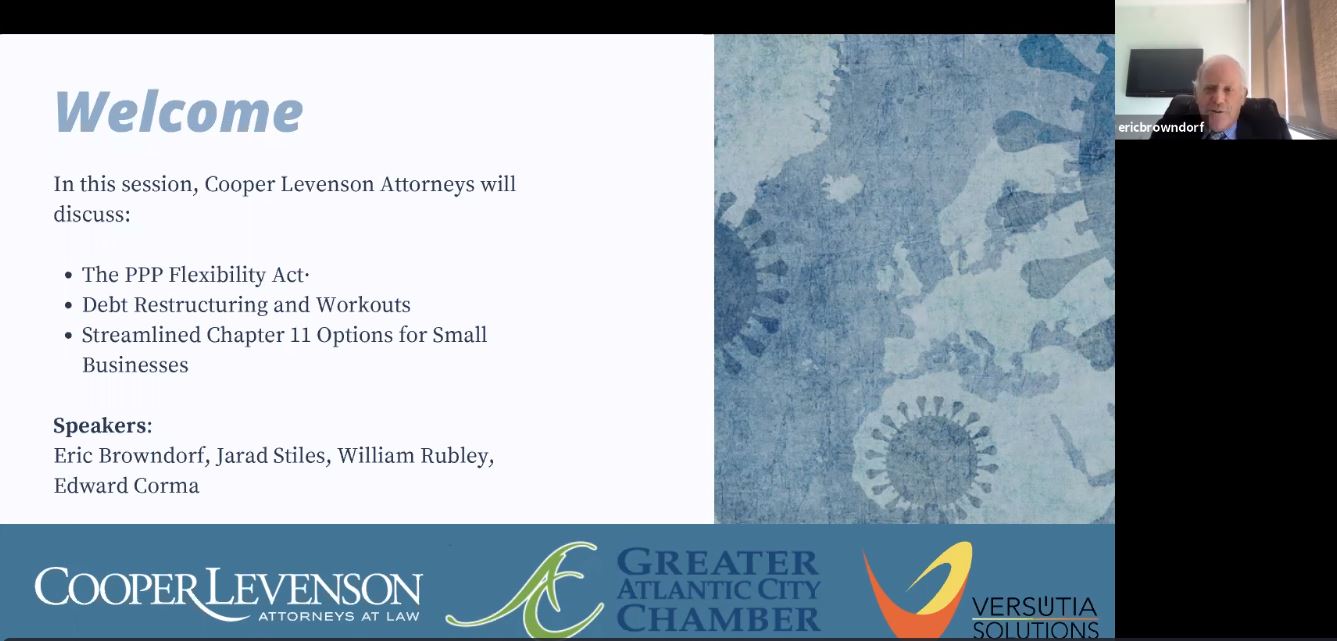 Cooper Levenson Attorney’s at Law review Major PPP Changes and What’s Next for your Business Beyond COVID