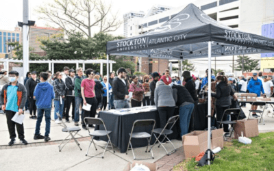 Stockton hosts Atlantic City Community Cleanup Day